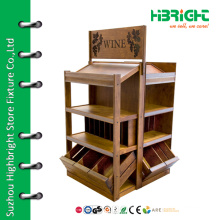 High quality multipurpose wooden display rack